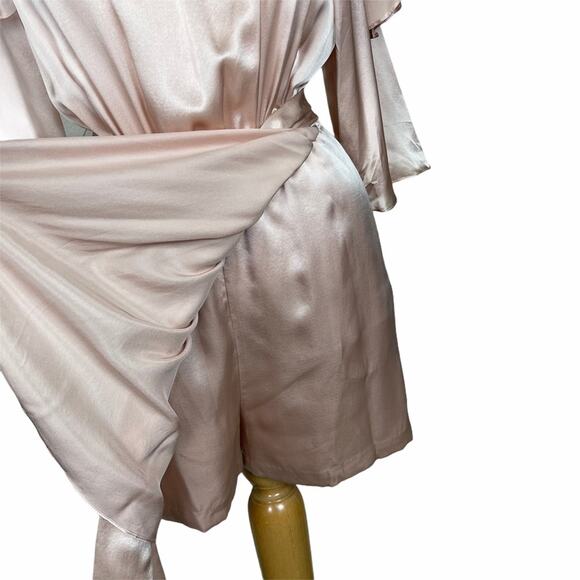 Rachel Zoe Catrina Short Romper Tube Rose Size 0 - Picture 4 of 13